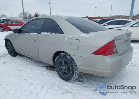 2003 Honda Civic Lx z USA, uszkodzony, nr VIN 1HGEM22593L042007